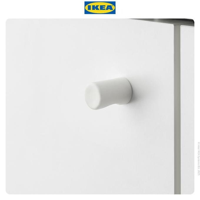 IKEA KLEPPSTAD Kabinet Tempat Sepatu Putih Minimalis 80x35x117 cm