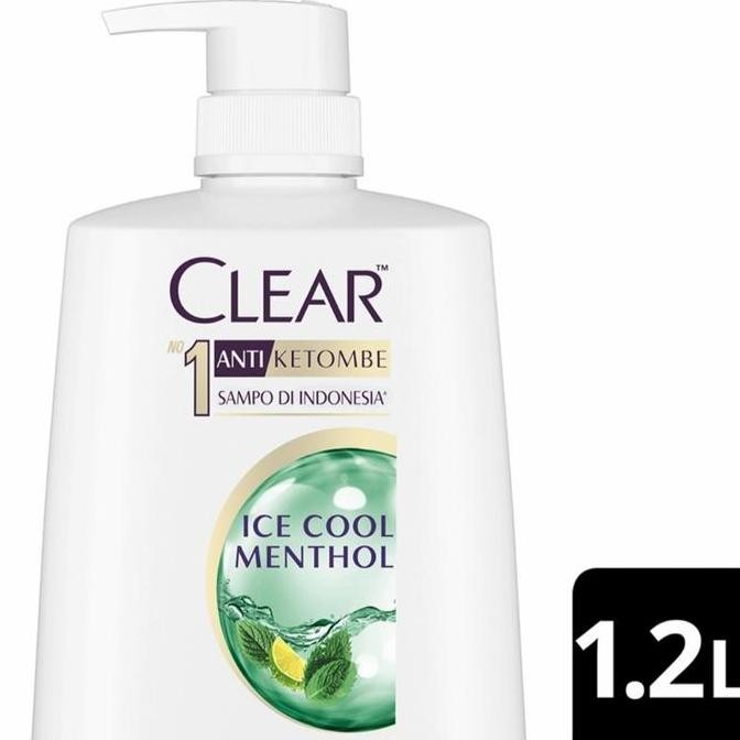 Shampoo Clear Ice Cool Mentol Anti Ketombe 680 ml
