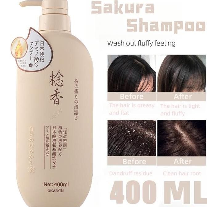 Japanese Shampoo Sakura Okanen Original Japan Ketombe Rontok