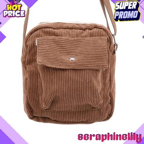 Youme Corduroy Tas Selempang Dan Bahu Wanita mini import gaya korea tas wanita Super