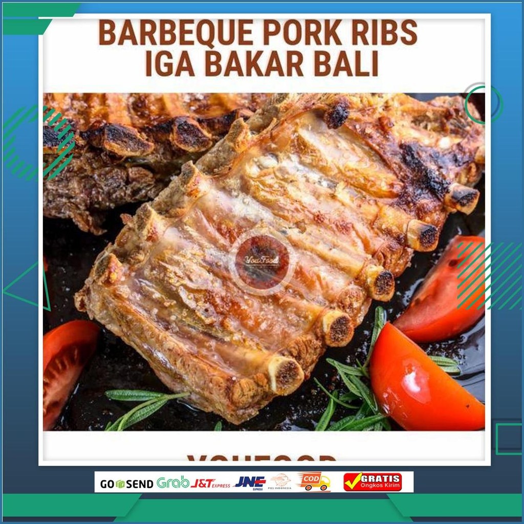 Barbeque Pork Ribs - Iga Bakar Babi -  Bbq Pork Ribs Bali Non Halal