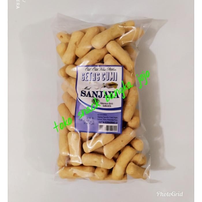 GETAS CUMI BANGKA 230GRAM MERK SANJAYA KERUPUK GETAS CUMI ASLI BANGKA