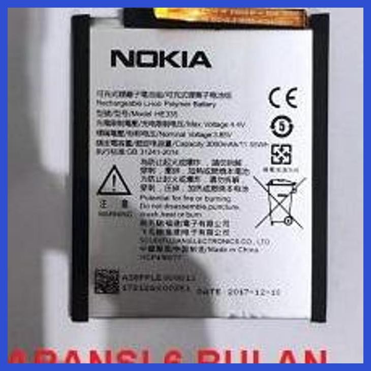 COD BATTERY BATERAI BATERE NOKIA 6 TA-1000 HE335 ORIGINAL SIAP KIRIM