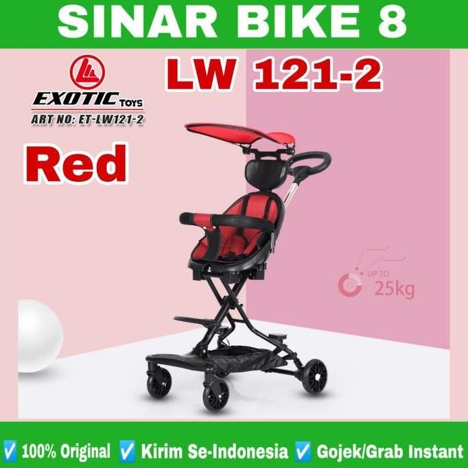 Magic Baby Stroller Exotic Et Lw 121-2 Roda 4 New Micro Trike Anak