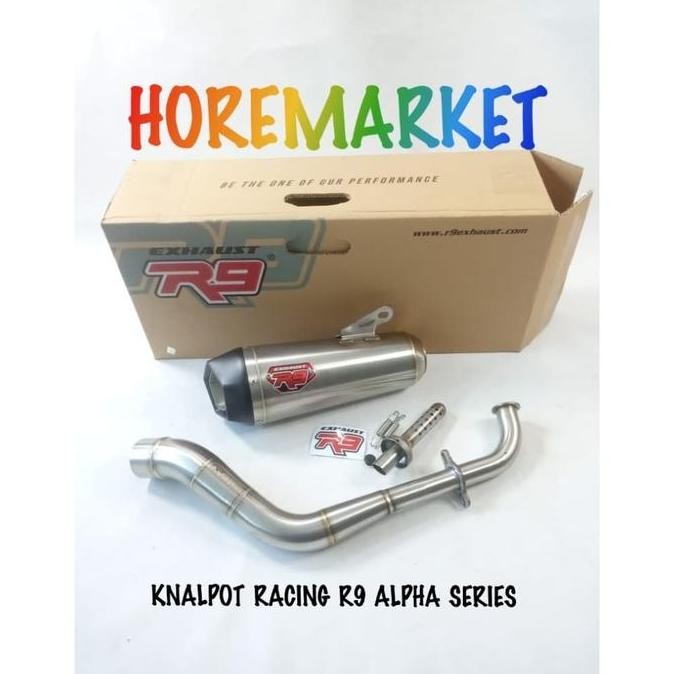 Knalpot Racing Pcx Lokal R9 Alpha Series Knalpot R9 Honda Pcx