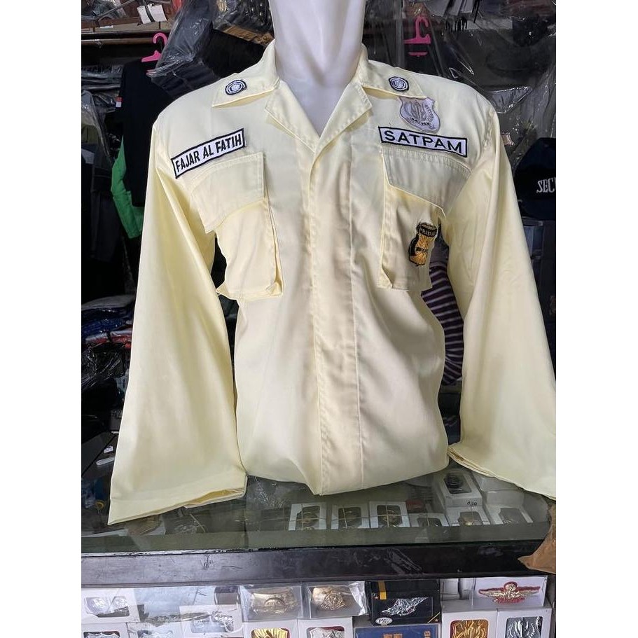 Seragam PDL Satpam Cream 2023 | Seragam PDL Satpam Terbaru -PDL Satpam