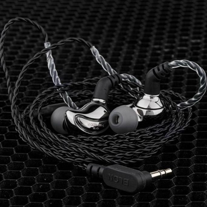[Garansi 1 Tahun] Blon Bl-01 With Mic Bl01 Earphone Best Tuning