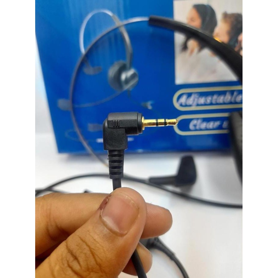 Headset Excelltel Tcm430 Headset 2.5Mm Headset Untuk Telepon Panasonic