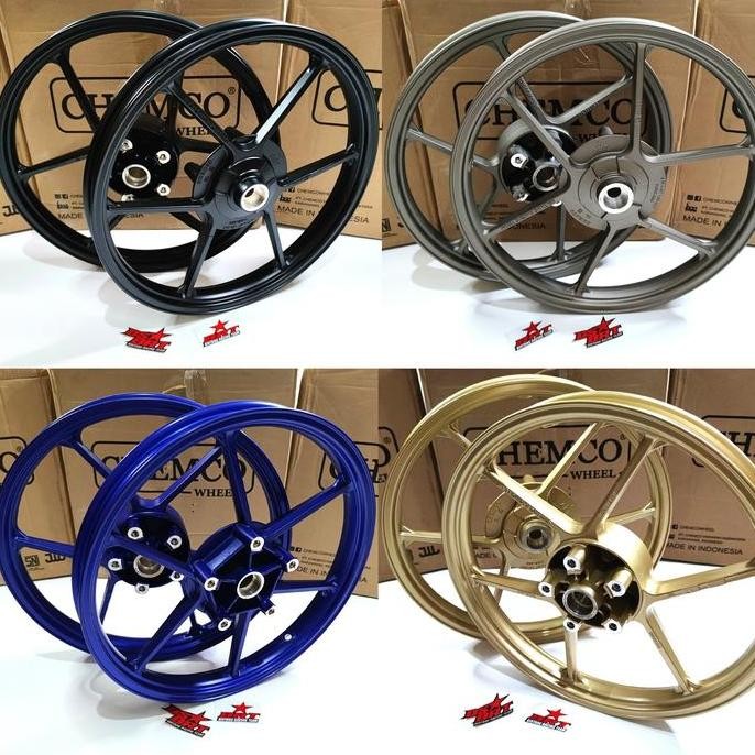 Velg BRT CHEMCO Racing 160 RING 17 PNP MX KING SONIC NEW CB CBR Supra GTR SATRIA FU GSX Double Disc