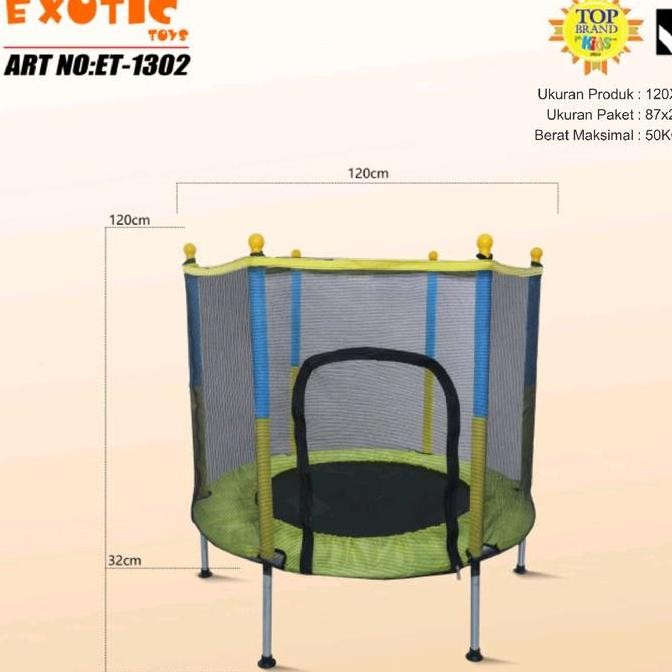 TRAMPOLIN ALAT OLAHRAGA BESAR KUAT MURAH SNI