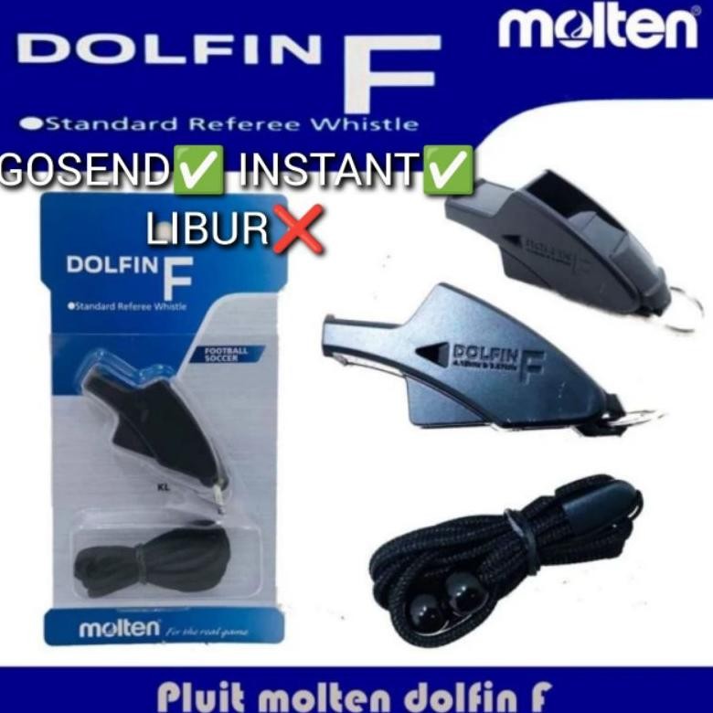 PLUIT MOLTEN DOLFIN F orinal pluit wasit sepak bola futsal basket Dll