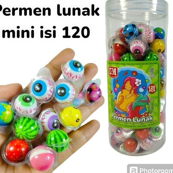 120 Pcs Permen K Mini Permen Rasa Buah