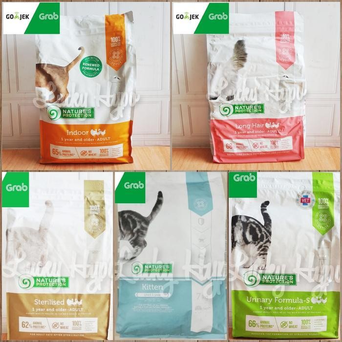 GOJEK Natures Protection Cat Food 7kg Kitten Persian Indoor Urinary