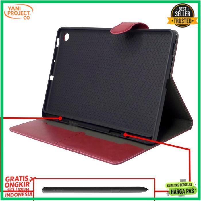Diskon Casedove - Case Flip Tab S6 Lite Fs Bluemoon Stylus Slot Berkualitas