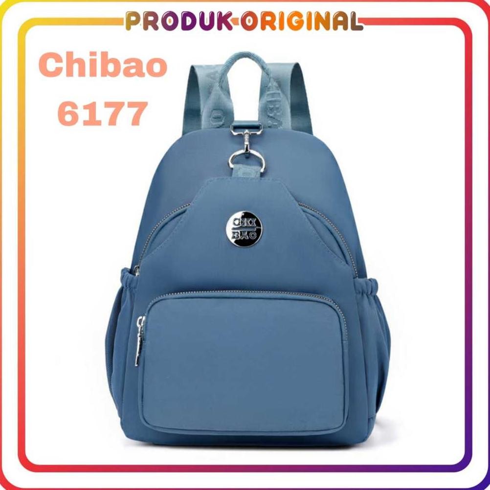 Chibao - Tas ransel wanita chibao 6177 nilon waterproof tas ransel wanita original import