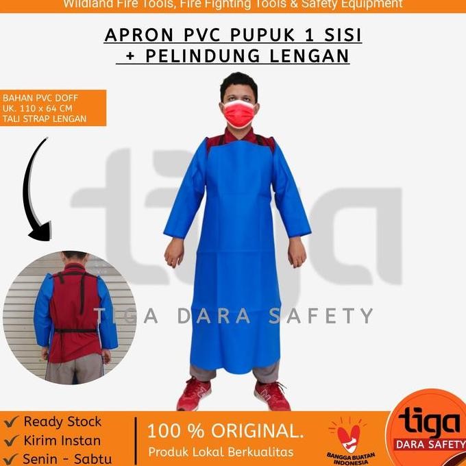 Apron Pupuk Dan Industri Pvc Anti Air Dan Kimia Plus Apron Lengan Pvc