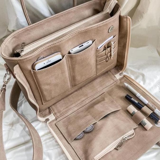 Bossy in Biscuit - Stylish Sling bag/Hand bag