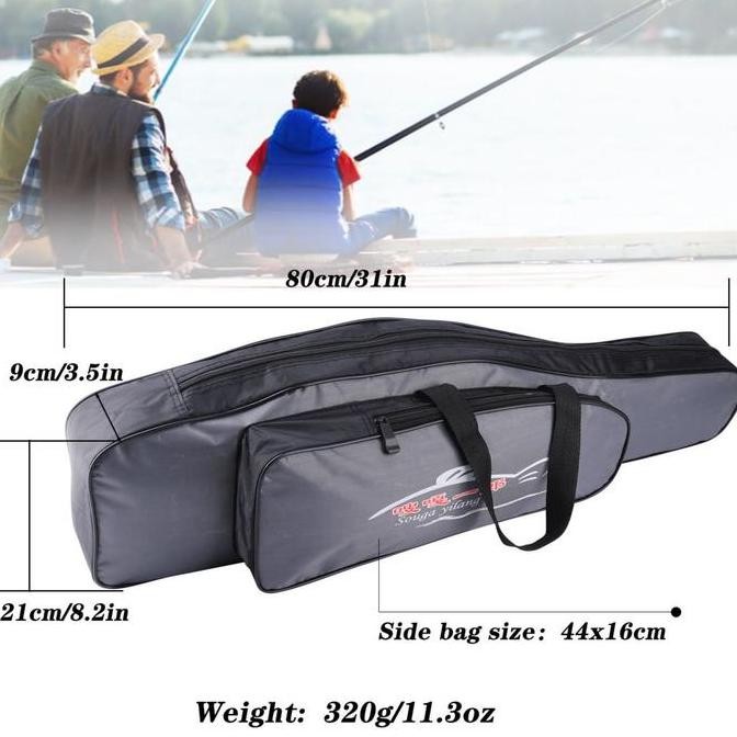 Sougayilang Tas Pancing 80/100/120cm  Anti Air Tas Pancing 120cm 100cm 80cm Tas Pancing Tegek Joran 