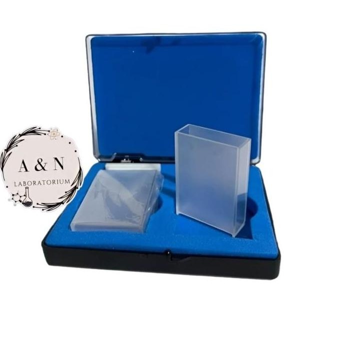 Kuvet Quarza 50 mm / Cuvete Quartz UV Lid 50 mm 1 Box isi 2pcs