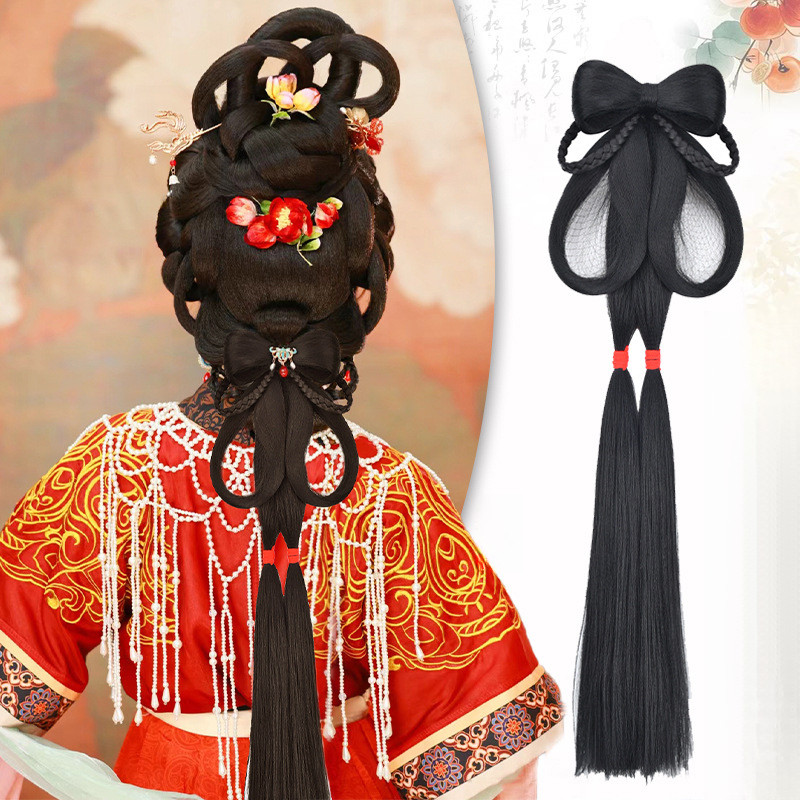 Jin'an Bun Hanfu Sanggul Rambut Gaya Tang Dinasti Song Sanggul Rambut Serbaguna