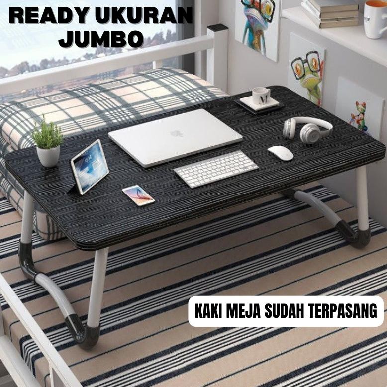 Omahfurniture.id Meja Lipat Belajar Aesthetic Minimalis 120x50 120x40 100x50 100x40 80x50 80x40 60x4