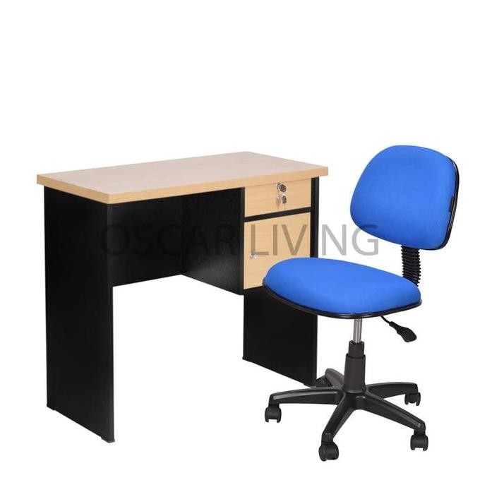 NEW - Meja Kios / Meja Komputer set Kursi Lunar MK 84 + Kursi FULLSET