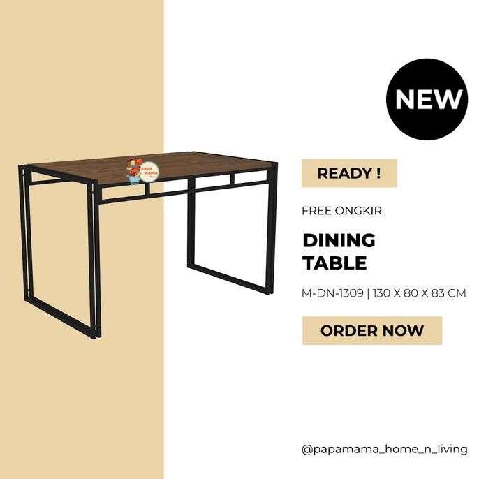 BEBAS ONGKIR - Meja Cafe Expo - Meja Kafe set 4 kursi kaki Metal DN1309 - Medan