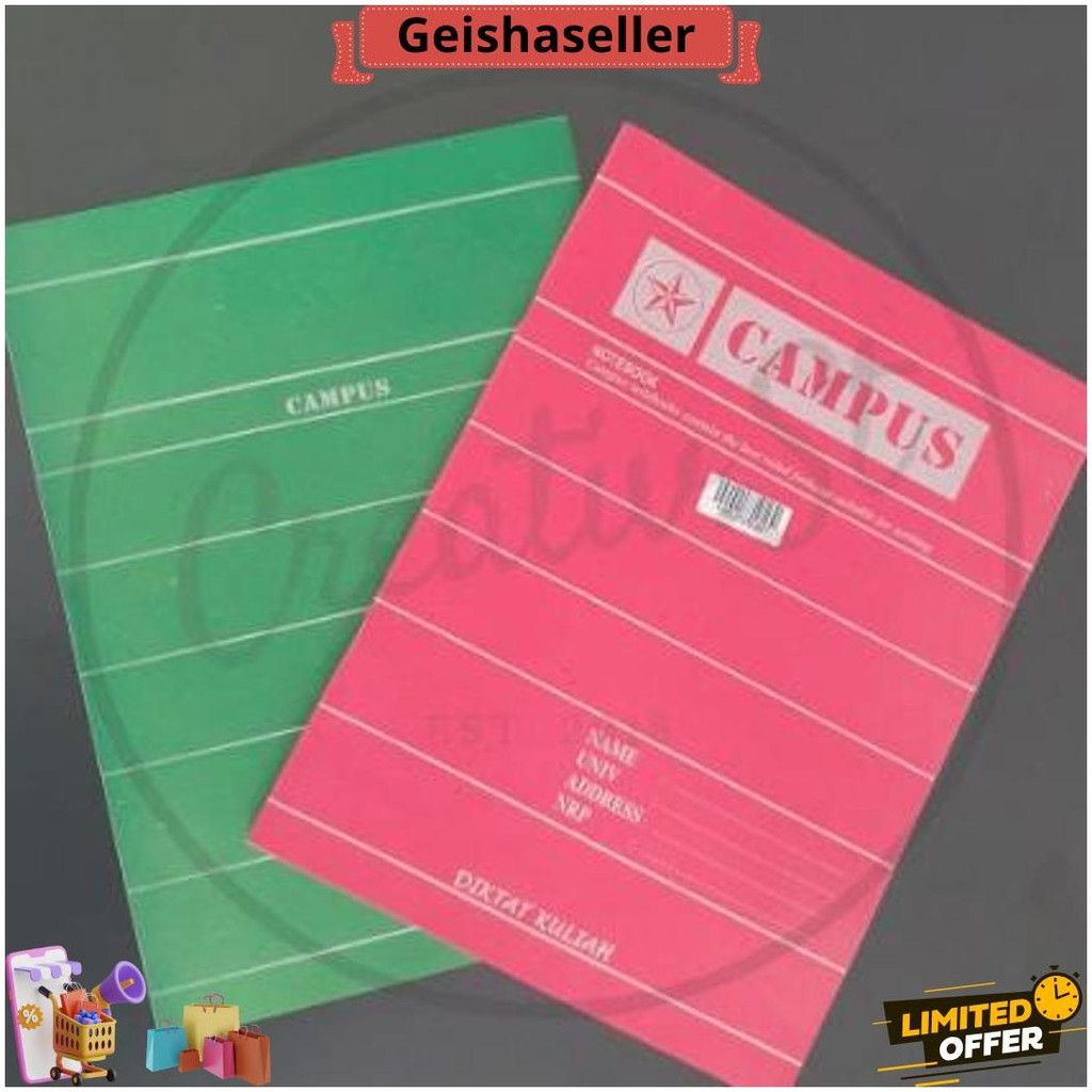 (25 Pcs) Buku Campus Diktat Bintang Murah Siap Kirim