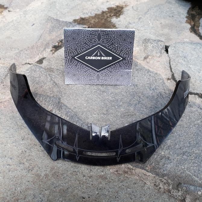 SPOILER R10 DARK SMOKE / SPOILER KYT R10 / SPOILER CUSTOM R10 Motorcycle Original