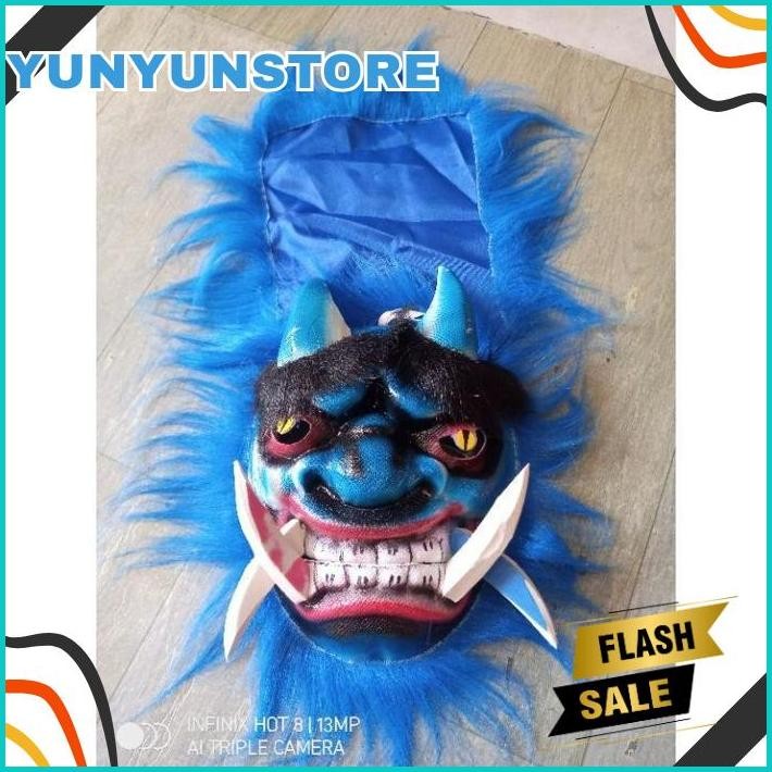 MURAH Buta Gedrug/Topeng Gedrug Mulut Bergerak/Topeng Buto Gedrug