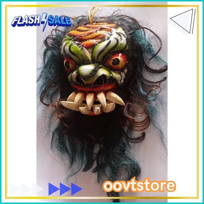 PROMO Topeng Buto Gedruk Mainan Anak Seram Asli Kayu