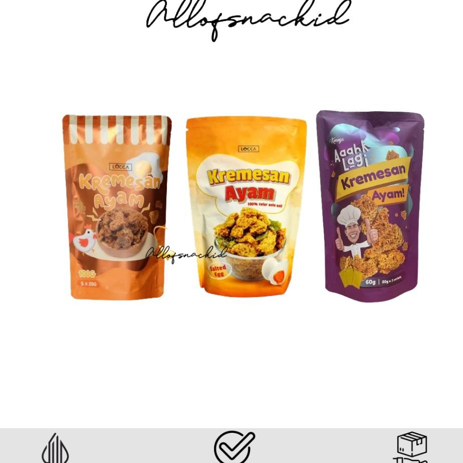 Locca Kuangs Kremesan Ayam Taburan Nasi Kremesan Ayam