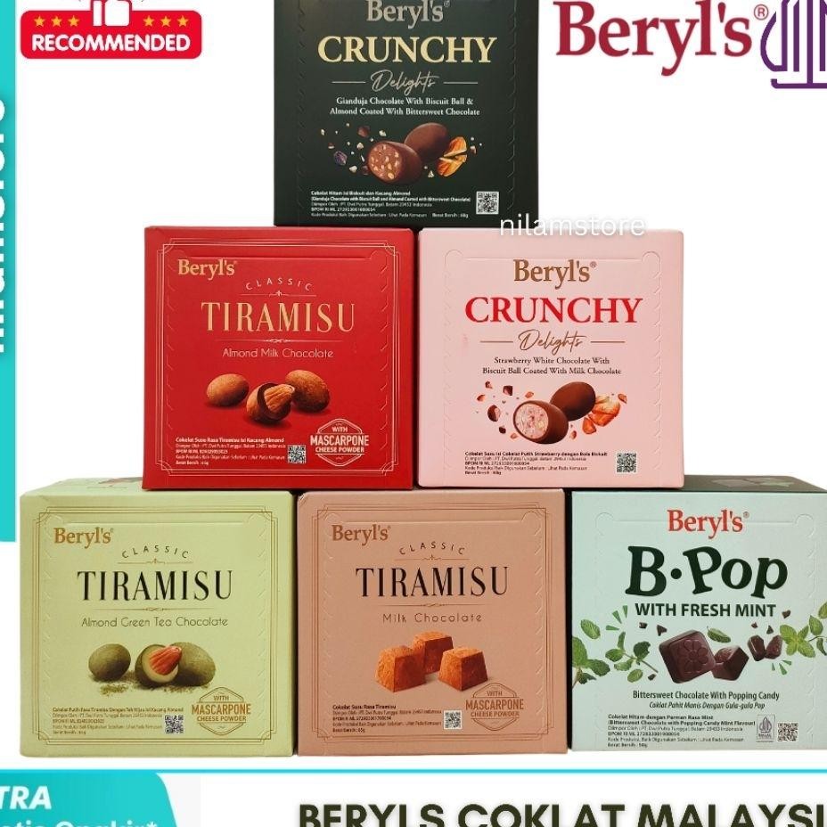 Coklat Beryls Beryls Coklat Tiramisu 65G Malaysia Coklat Beryls Tiramisu 65G Isi Kurleb 12 Pcs Malay