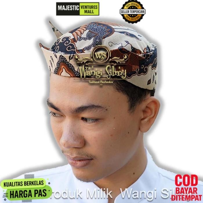 Berkualitas Blangkon Cirebon Abdi Dalem Sunan Gunung Jati - Iket Totopong Bendo Khas Cirebon - Blang