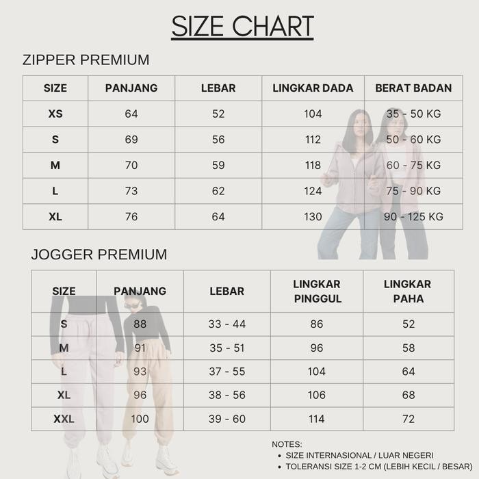 Cievno - One Set Hoodie Zipper + Celana Joger Premium Hitam (Pria&Wanita)