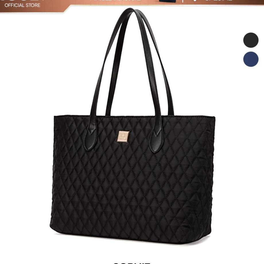 Husen Totebag Wanita Tas Kerja Jinjing Shoulder Bag Resleting Ashley Sophie