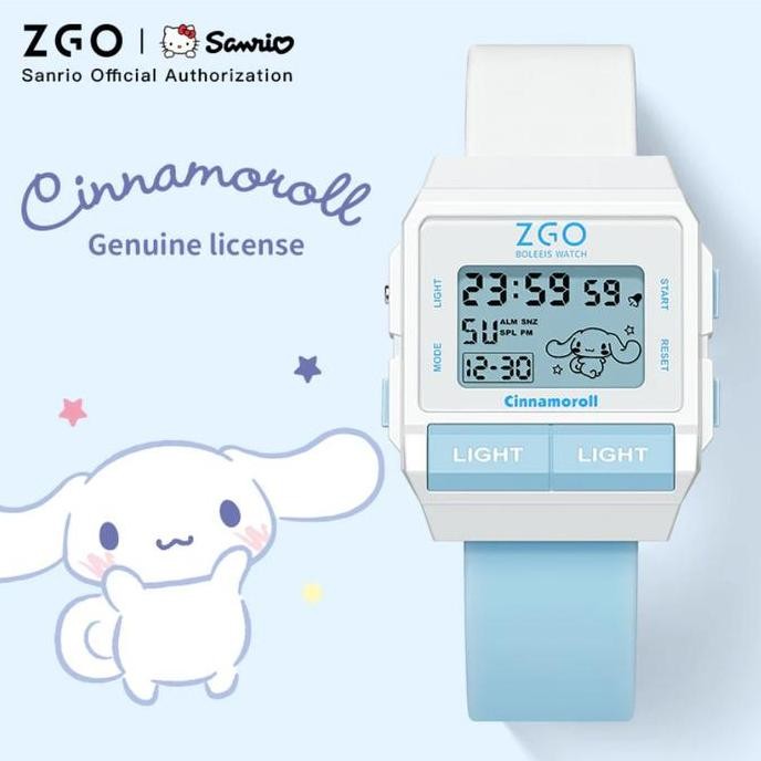 Jam Tangan Sanrio Kuromi Cinnamoroll Watch ZGO Original Digital