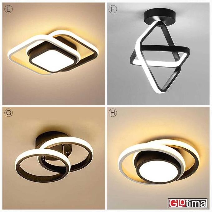 Lampu Plafon Plafond Gantung Hias LED Modern Ceiling Light 3 Warna