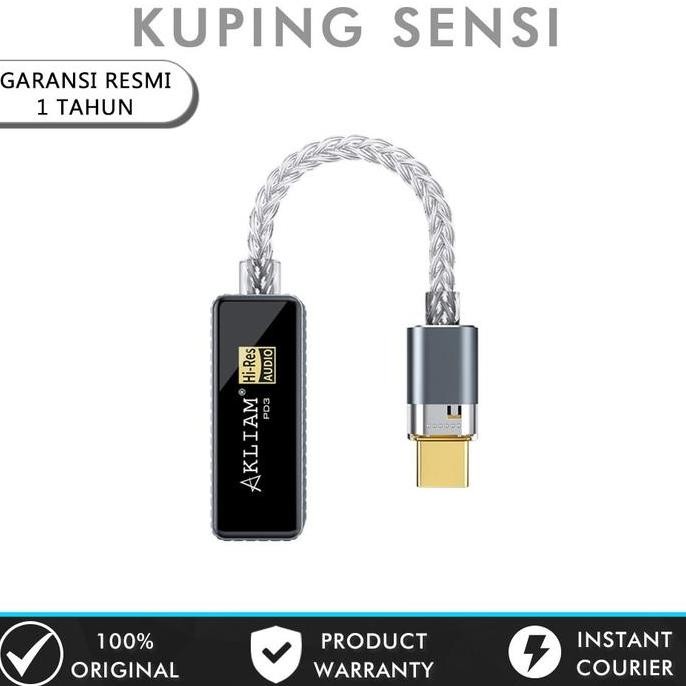 Akliam Pd3 Cs43198 + Ct7601 Dac Chip Usb Type C To 3.5Mm Adapter Converter