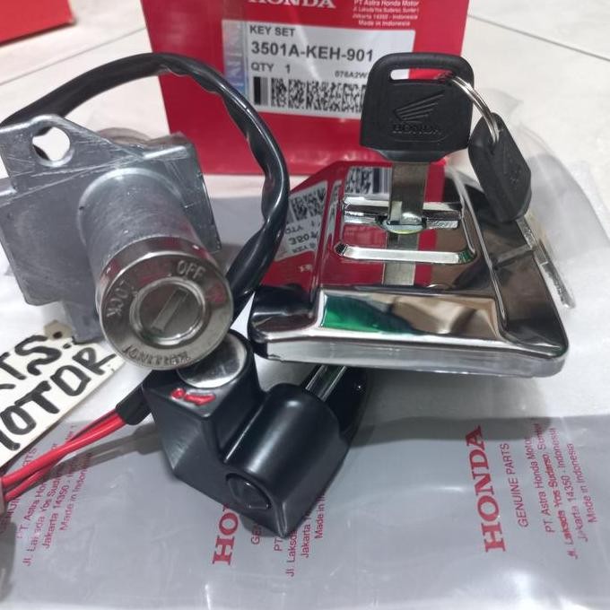 Kunci Kontak Assy Gl Pro Gl Max Neotch Lengkap Plus Tutup Tangki
