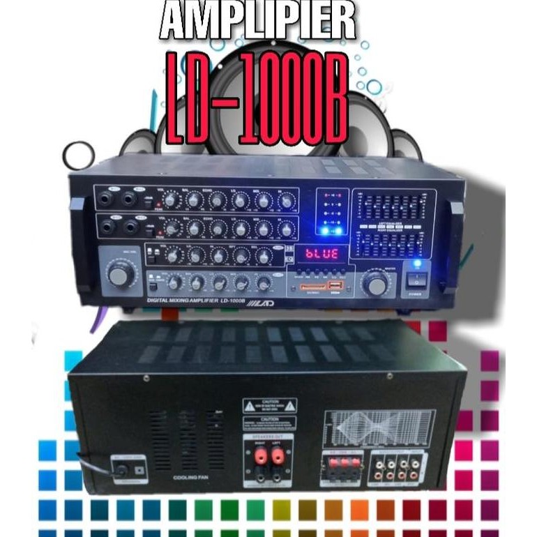 Amplifier Karaoke Lad Ld 1000B Bluetooth