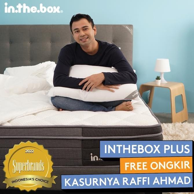 Kasur Spring Bed IN THE BOX PLUS 160x200 (Queen) - FREE BANTAL