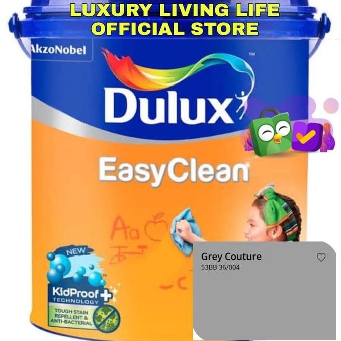 Dulux Easy Clean Grey Couture 20L Pail Tinting Css