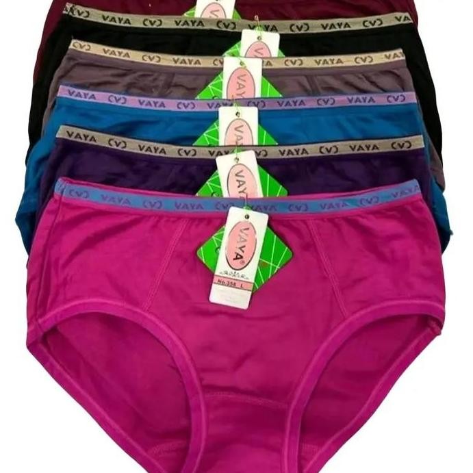 Promo PROMO 3 PCS - 6 PCS & 12 PCS CD Wanita  Bahan Katun Merk VAYA 358 / Nyaman  Lembut Elastis Ant