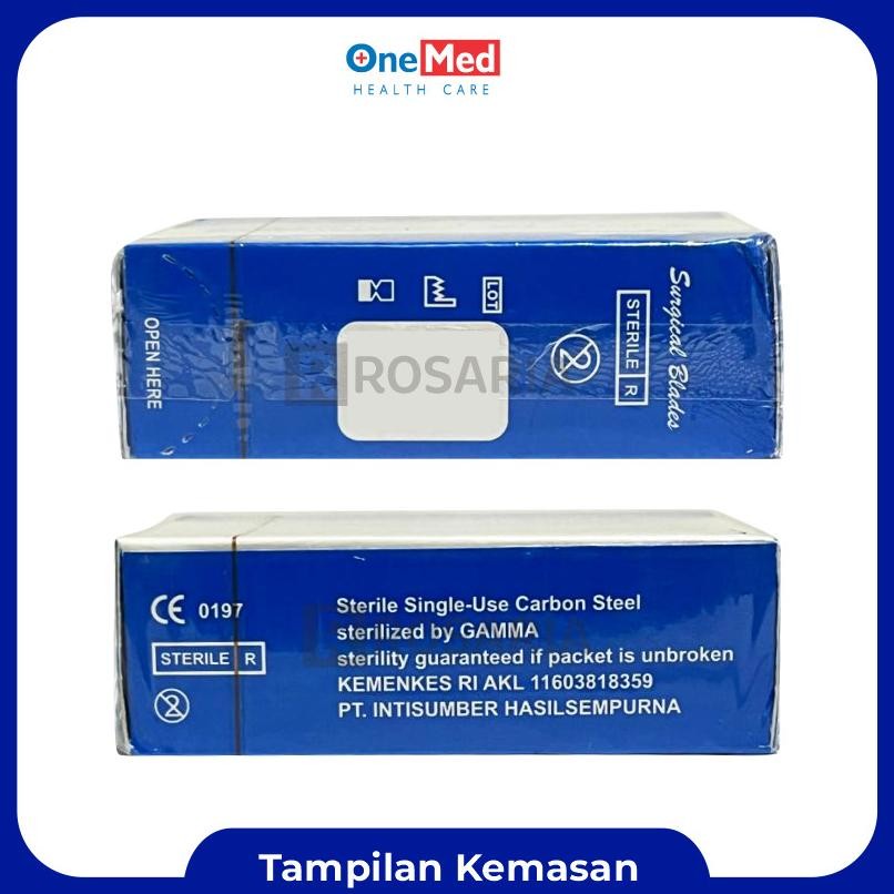 Surgical Blades Onemed No. 12 Bisturi Pisau Bedah Jalu Ready