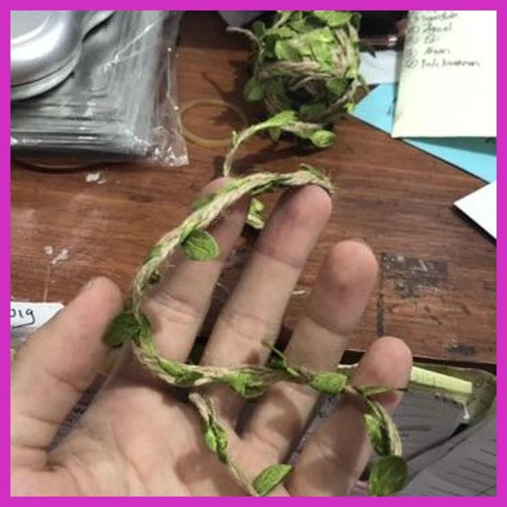 (SEKOLAH) TALI RAMI DAUN 3 METER SATUAN SIAP KIRIM