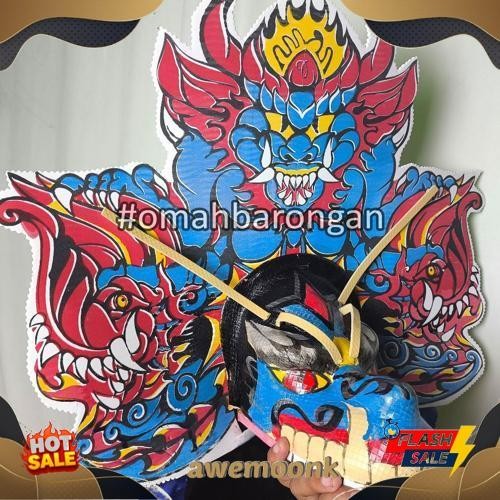 Barongan Anak Ukuran Jumbo Spons Devil BR -15