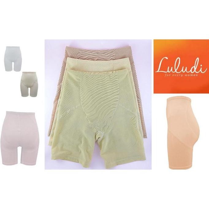 Promo Korset Wanita Celana Pendek Medium Girdle LULUDI by WACOAL / Pakaian Dalam Underwear Dalaman L