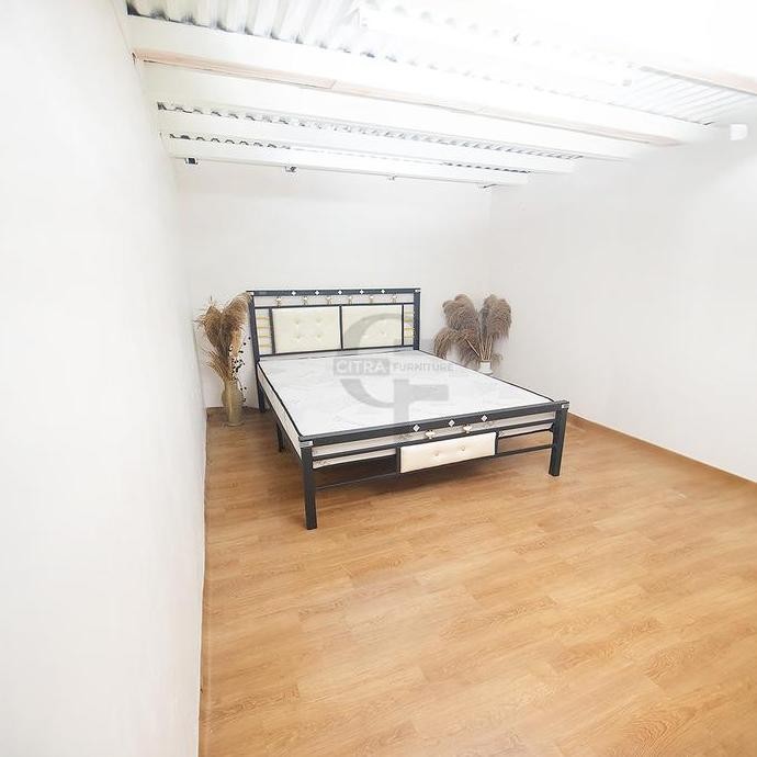 Ranjang Besi Minimalis |Dipan Besi |Rangka Tempat Tidur Springbed 180