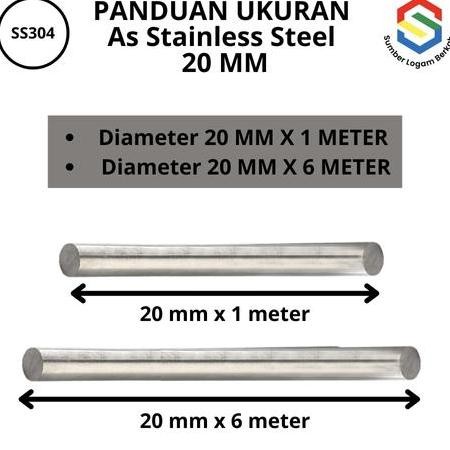 as 304 20 mm stainless steel